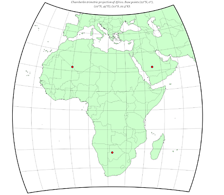 Chamberlin Trimetric Projection