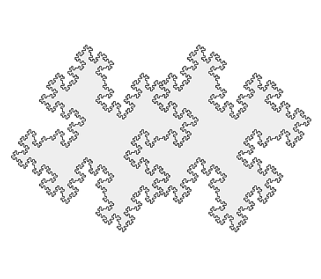 Quadratic Koch Island Simplification